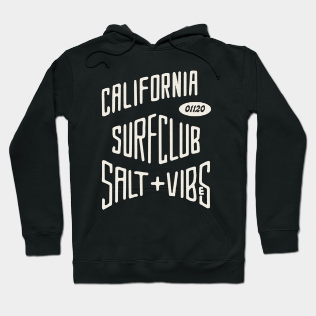 Surf Club lettering Hoodie by Laterstudio